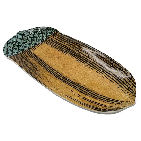 NEW John Derian for Target Acorn Stoneware Serving Platter 15" x 7" SOLD OUT - Picture 5 of 10